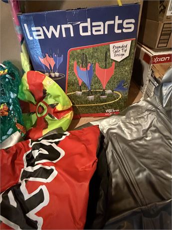 Water Toys, Lawn Darts & Kite