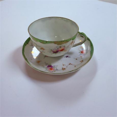 Vintage Porcelain Teacup & Saucer