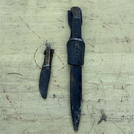 E. Pack & Sohns Bayonet with Scabbard