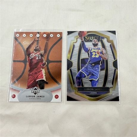2 Lebron James Cards