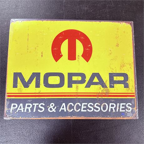 MOPAR 12.5x16” Metal Retro Sign