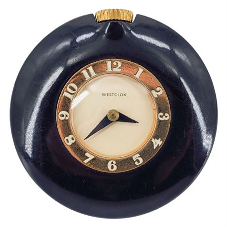 Vintage WESTCLOX Bakelite Purse Clock, Not Working