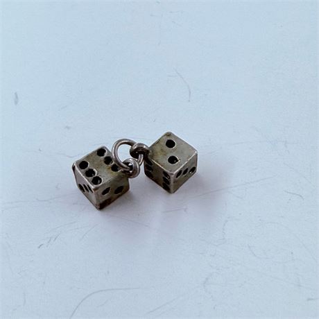 3.8g Sterling Dice Pendant / Charm