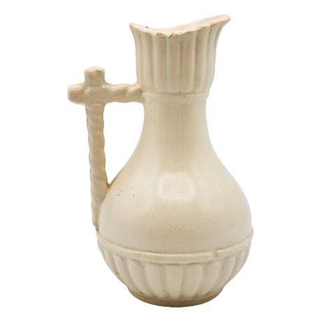 McCoy Pottery Ivory Ceramic Pitcher