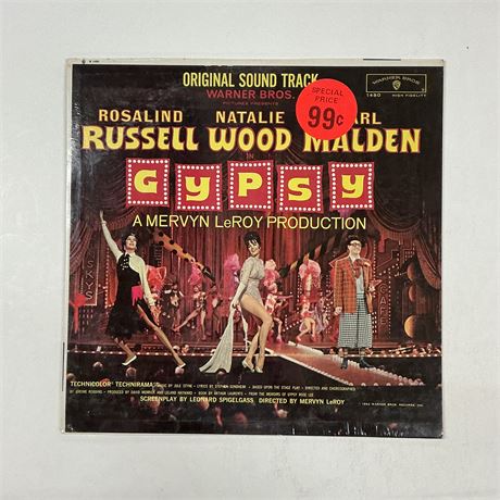 Rosalind Russell and Natalie Wood Gypsy Sealed Vinyl Record