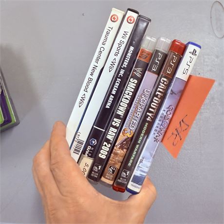 7 Assorted Video Games