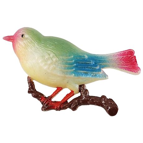 Vintage Japan Made Molded Plastic Bird Brooch
