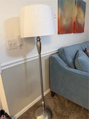 Floor Lamp w/Chrome Finish