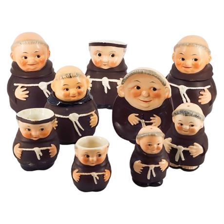 Vintage Goebel Ceramic "Friar Tuck" Collection
