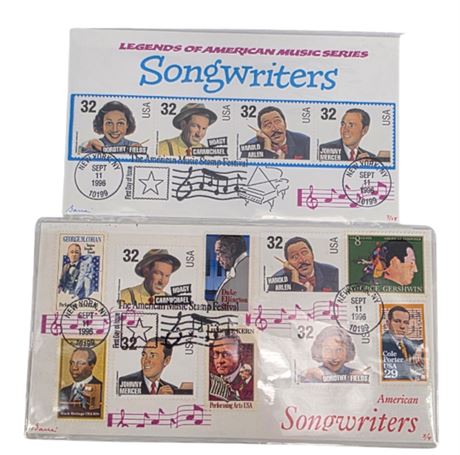 FDC Songwriters 1996 Signed by Artist Barre