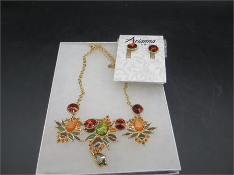 Arianna Necklace & Earrings NIB