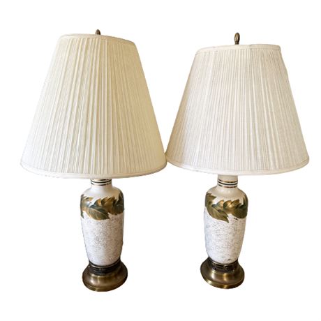Pair of Transitional Style Table Lamps