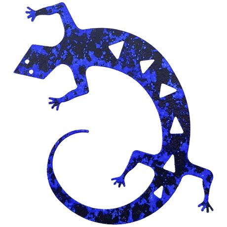 Vintage Large Southwestern Enamel Gecko Brooch