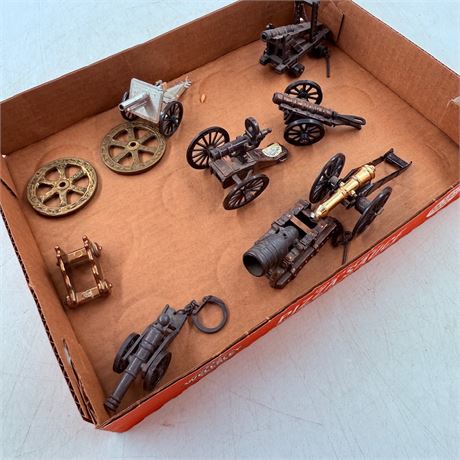 Vintage Brass Cannon Lot