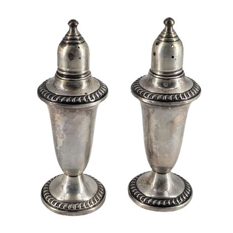 Empire Weighted Sterling Salt & Pepper Shakers