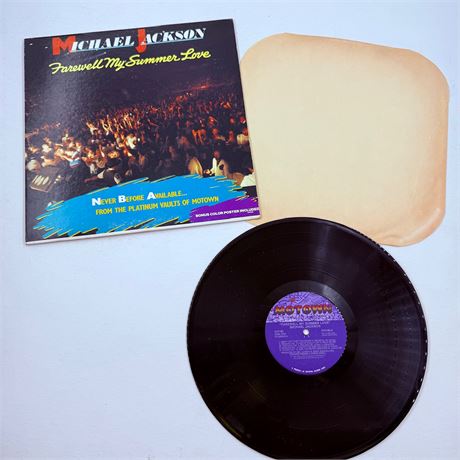 Michael Jackson Farewell My Summer Love Vinyl Record