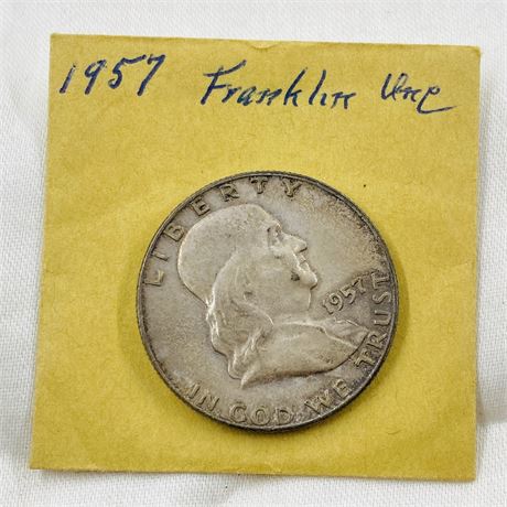 UNC 1957 Franklin Half Dollar