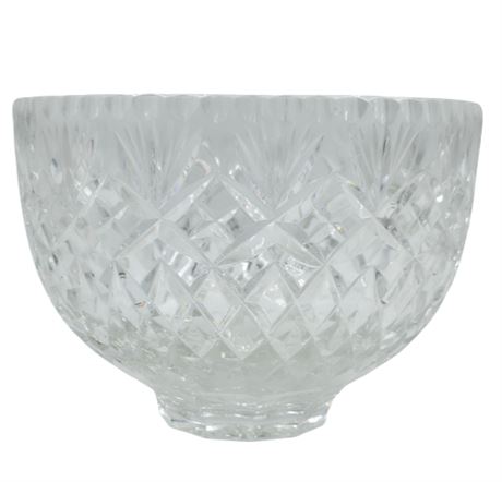 Cut Crystal Bowl, Large Size