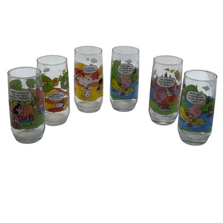 Camp Snoopy Collection Glasses