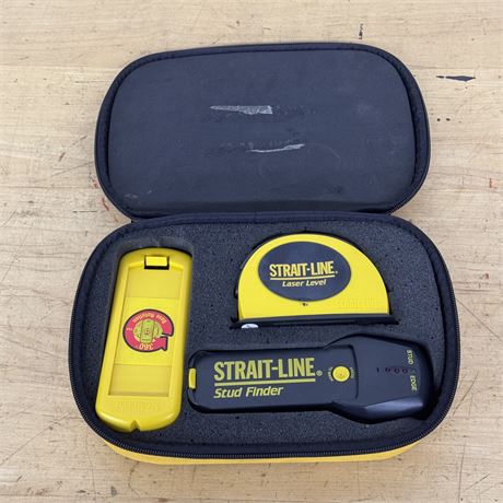 Strait Line Stud Finder & Laser Level
