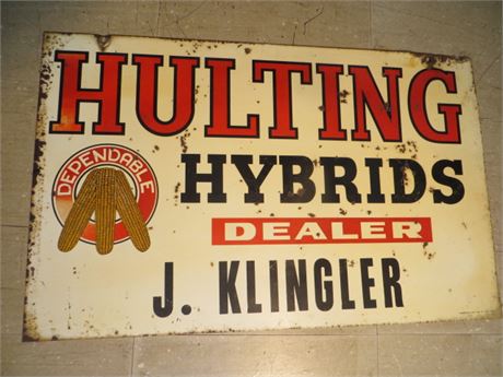Hulting Hybird Corn Sign