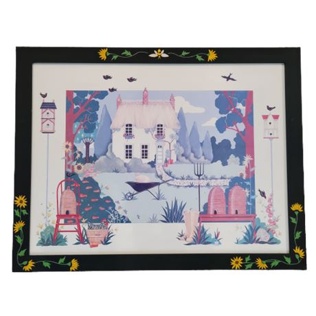 Mary Lake Thompson LTD. Floral Framed Country Home