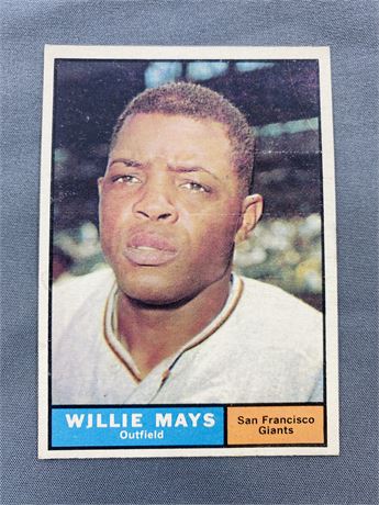 1961 Topps Willie Mays Card