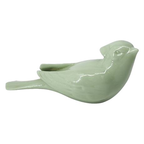 Vintage LENOX Green Porcelain Bird Figurine