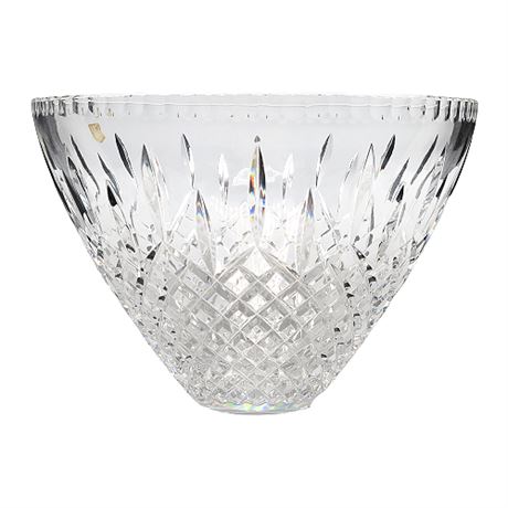 Diamond Cut Polish Crystal Decorative Bowl