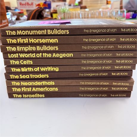 10 Time Life Emergence of Man Books