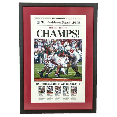 Buckeyes - 2003 Fiesta Bowl Champs, The Columbus Dispatch