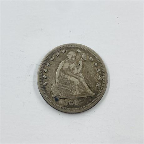 1876 Seated Liberty Quarter