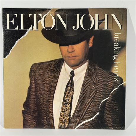 Elton John "Breaking Hearts" LP