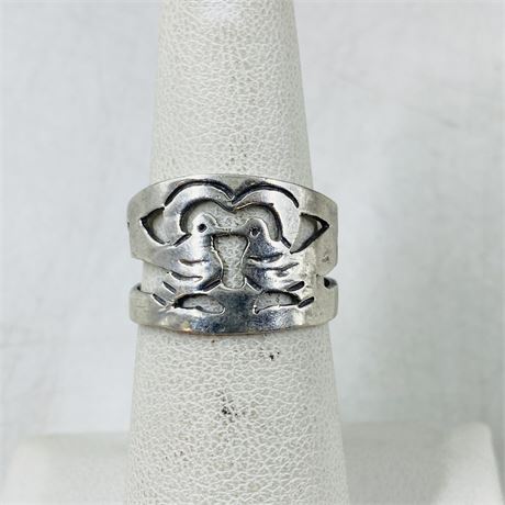 2.9g Sterling Ring Size 6.75