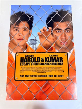 Harold And Kumar Escape From Guantanamo Original DS Rolled 27x40 Movie Poster