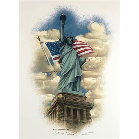 Lithographic Print of "September Mourn" by Artist Ben Richmond