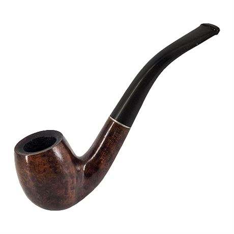 Brewster Imported Briar Bent Pipe, Made in Italy