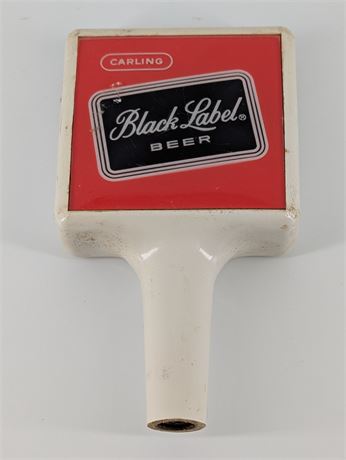 Vntg. Carling Black Label Beer Tap Handle