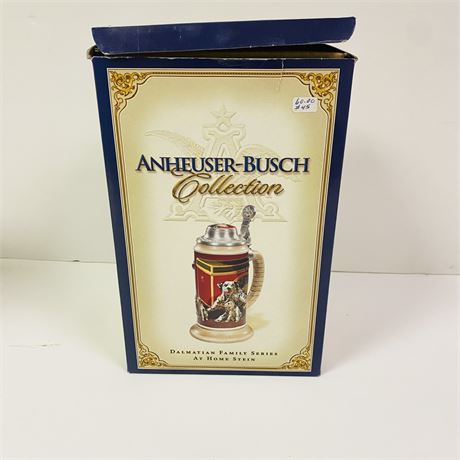 Budweiser Dalmatian Stein Mint in Orig Box