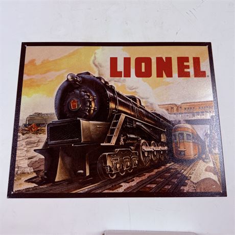 Lionel Trains 12.5x16” Metal Sign