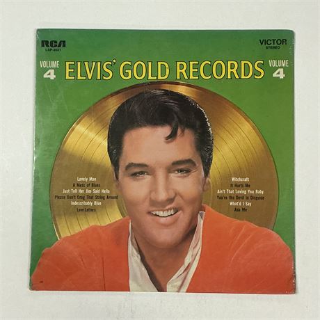 Elvis Gold Records Sealed Vinyl Record