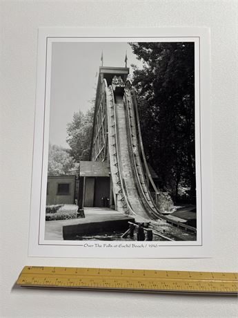 Euclid Beach Over The Falls Photo 1946