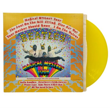 The Beatles "Magical Mystery Tour" 1967 Yellow Vinyl + Booklet
