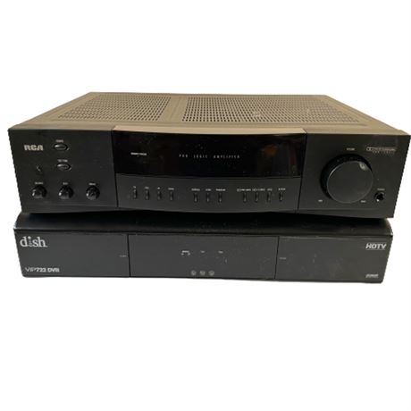 RCA Amplifier & Dish HDTV DVR