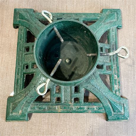Vintage John Wright Heirloom Cast Iron Christmas Tree Stand
