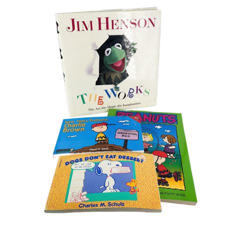 Lot of Jim Henson & Peanuts Books