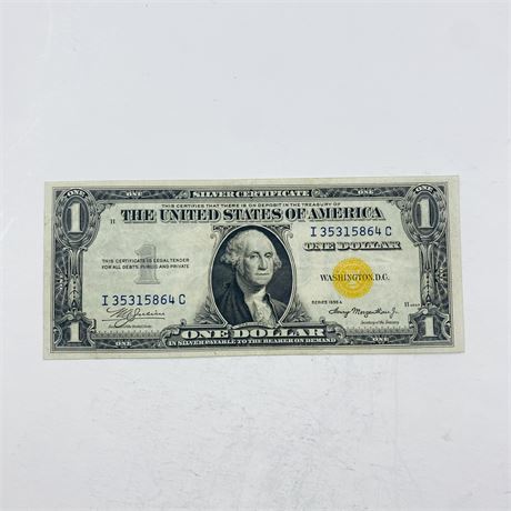 XF+ 1935 North Africa $1 Emergency Note
