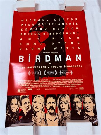 Birdman Original DS 27x40” Movie Poster