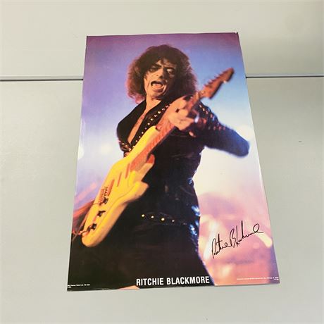 NOS 1982 Richie Blackmore Poster