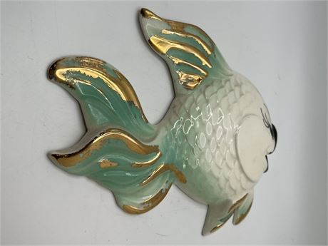Vintage chalkware tropical fish